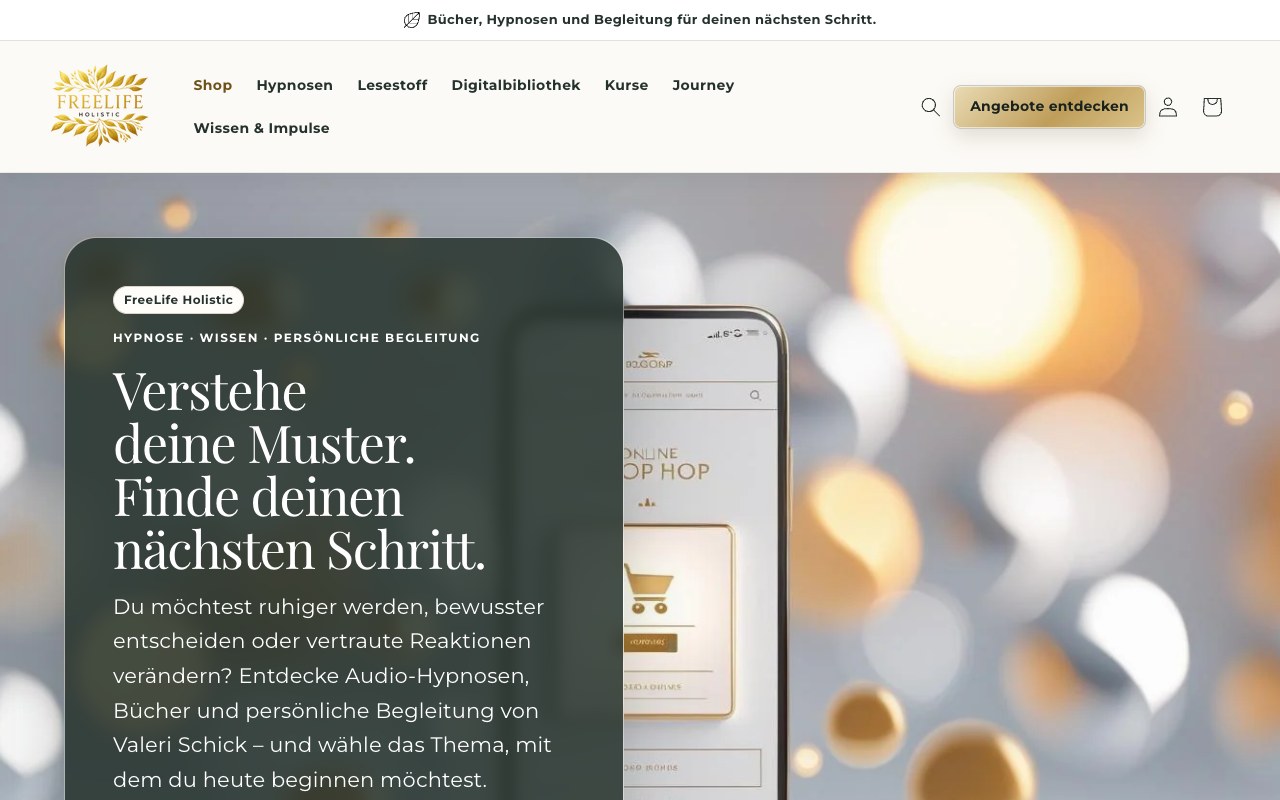 Originalansicht des FreeLife Shops