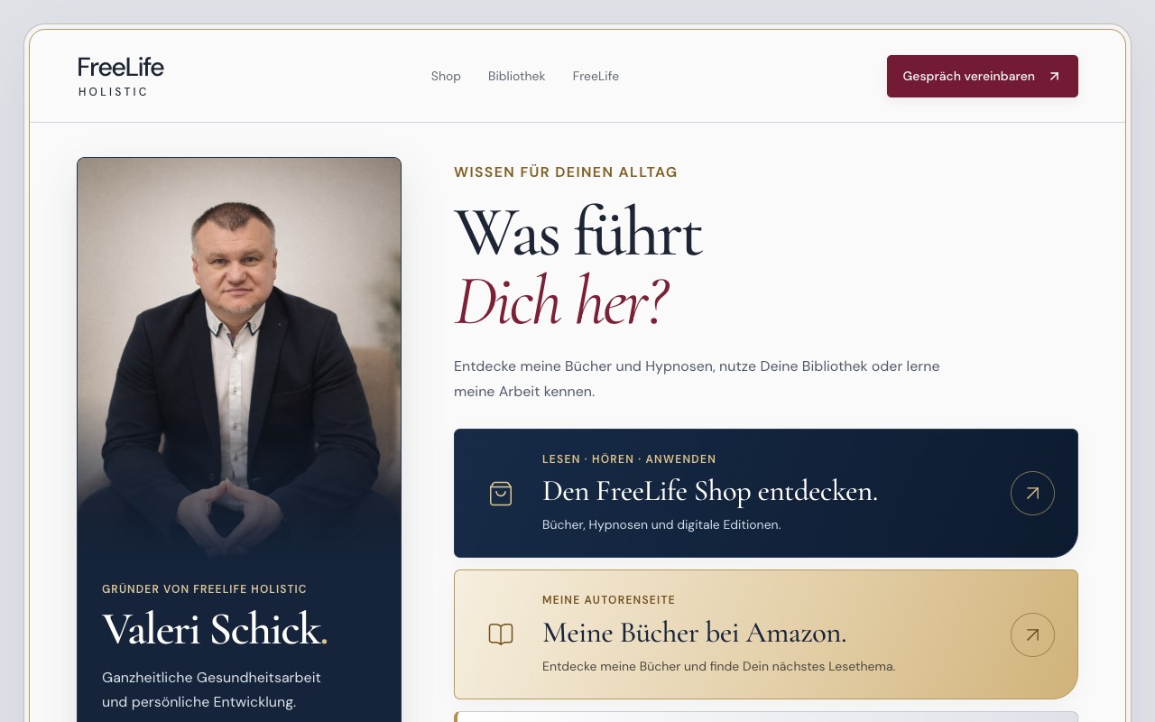 Originalansicht von FreeLife Links