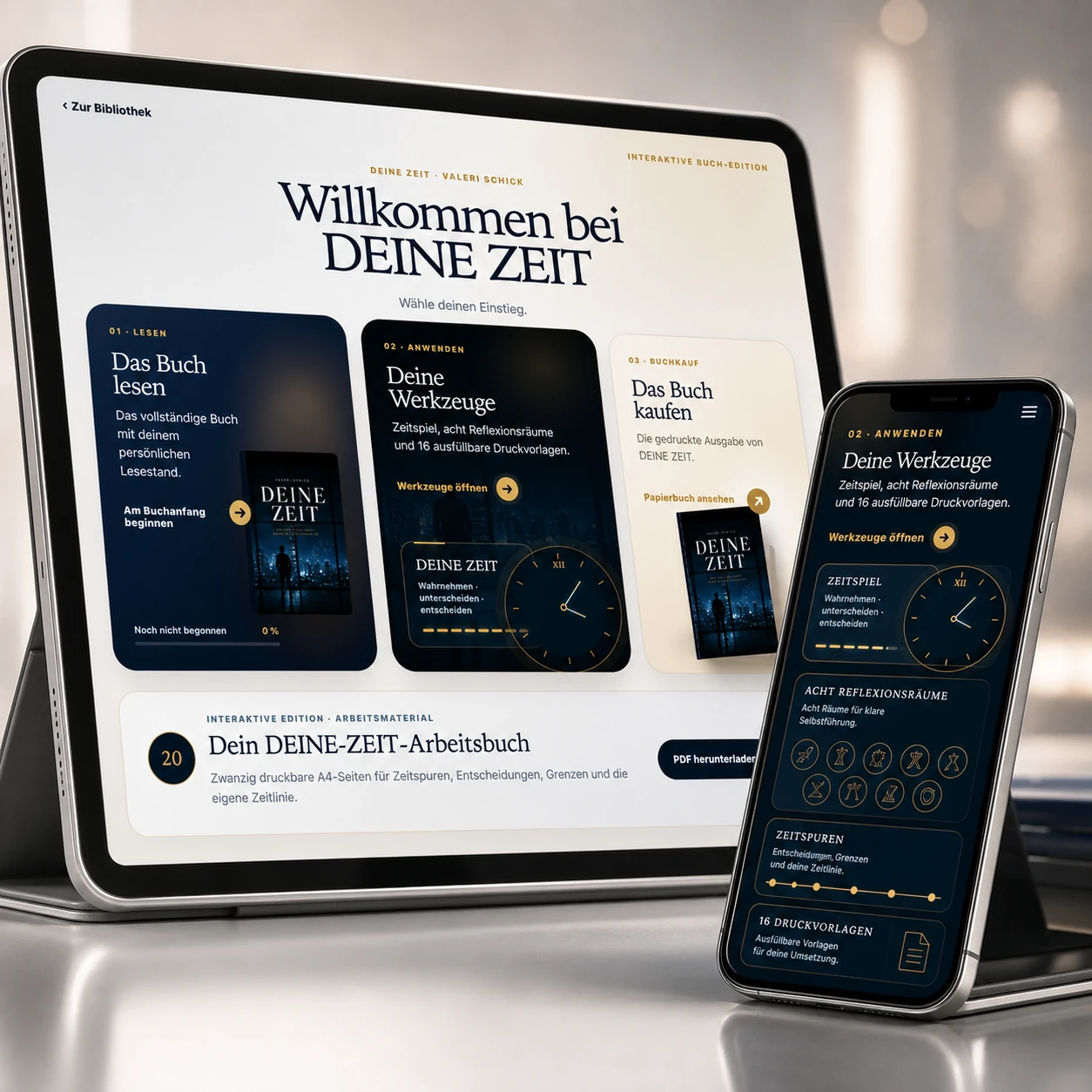 DEINE ZEIT – interaktive Digitaledition auf Tablet und Smartphone
