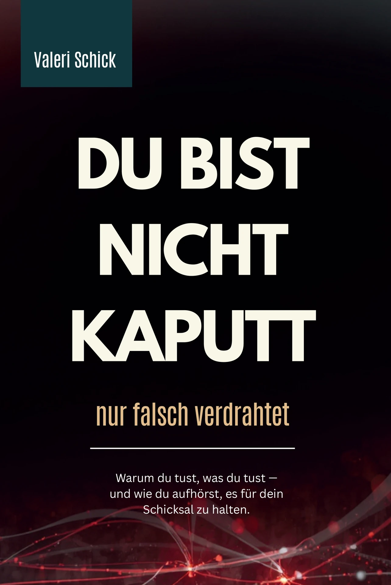 Buchcover Du bist nicht kaputt von Valeri Schick