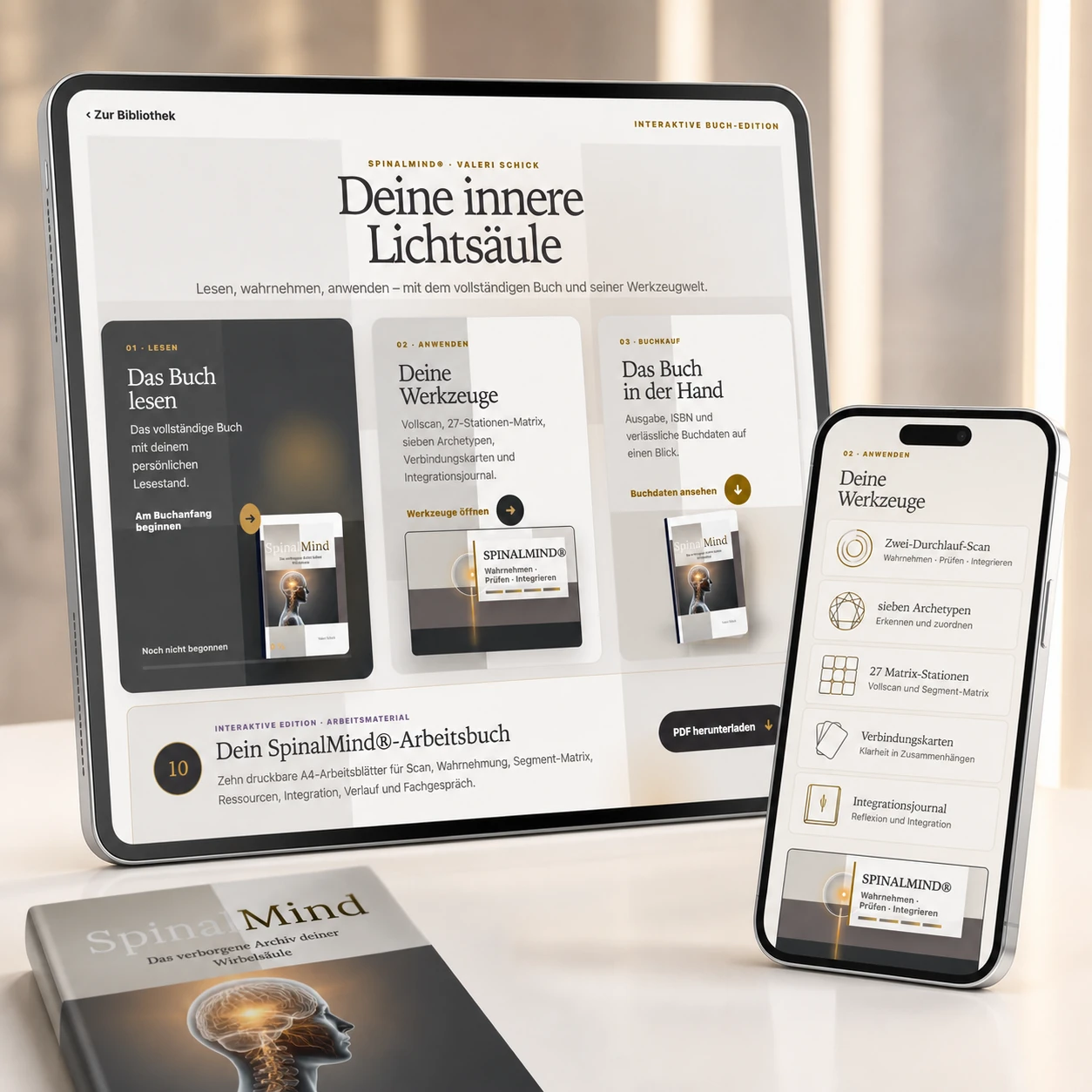 SpinalMind® – interaktive Digitaledition auf Tablet und Smartphone