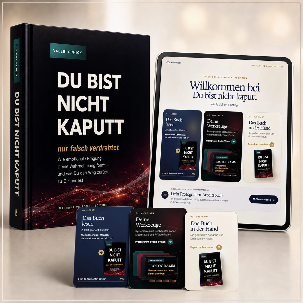 Du bist nicht kaputt als digitale Sonderedition mit Buchtext und interaktiven Anwendungen