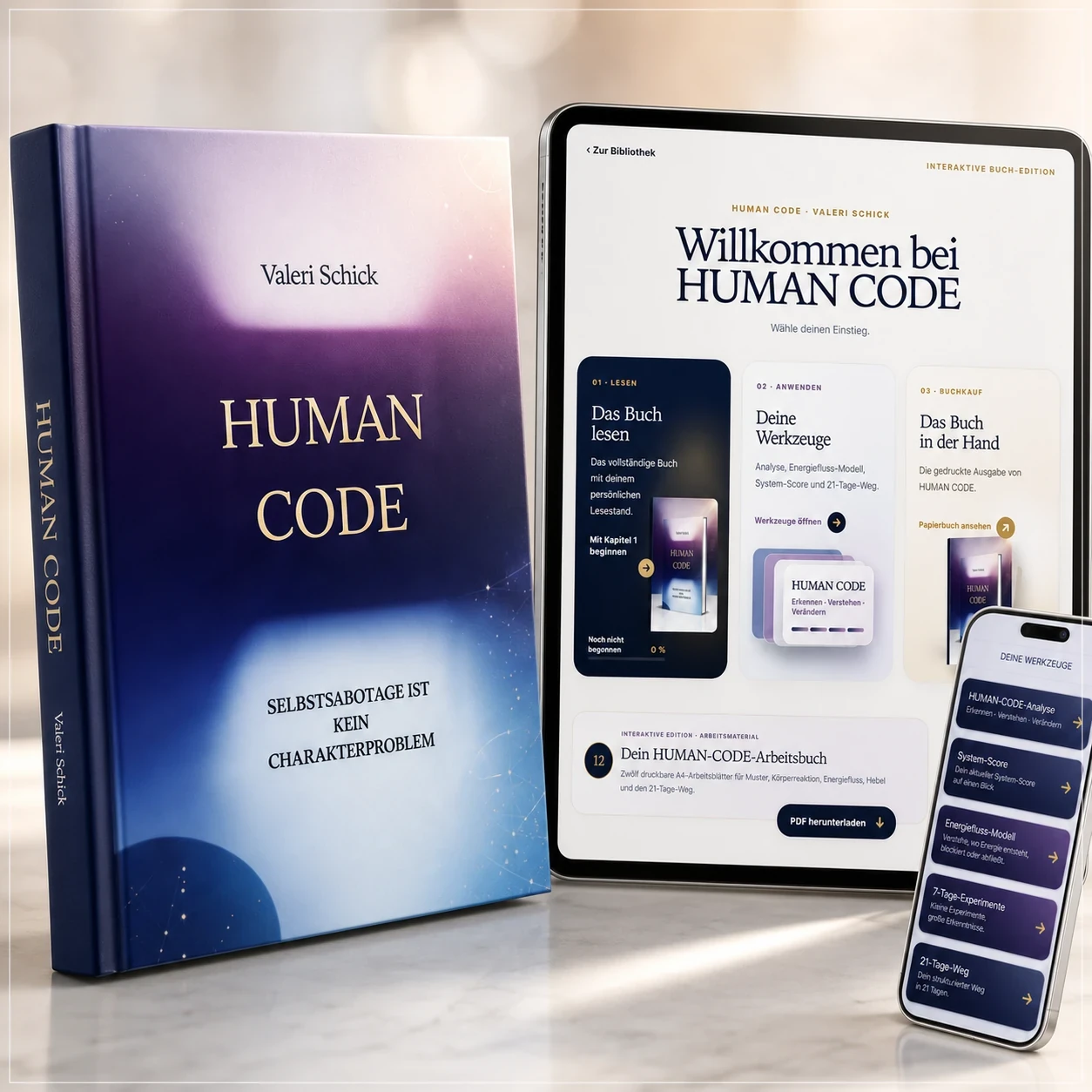 HUMAN CODE als digitale Buch-Edition