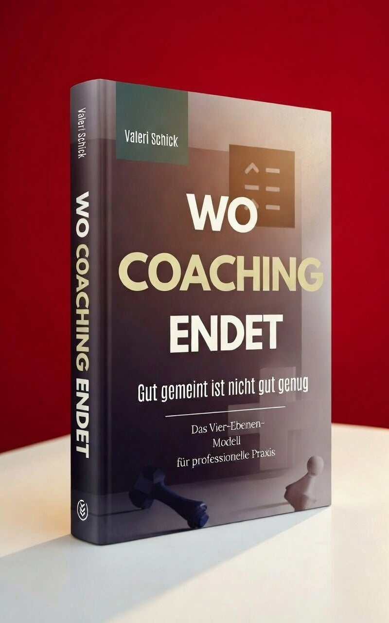 Buchcover Wo Coaching endet von Valeri Schick